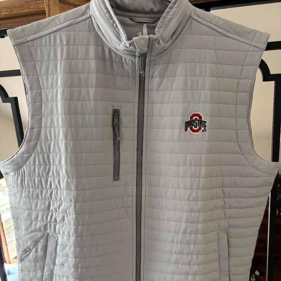 Like New - Ohio State Quilted Performance Vest - Johnnie O - Picture 1 of 3